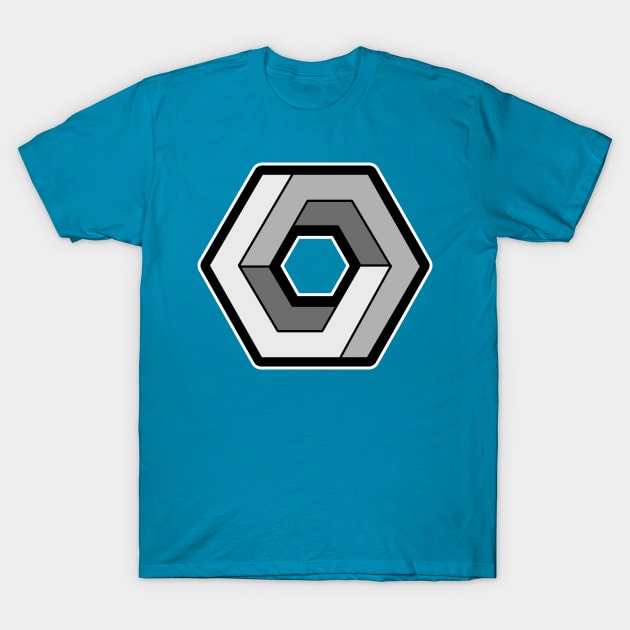 Cosmic Hexagon T-Shirt by AlterAspect